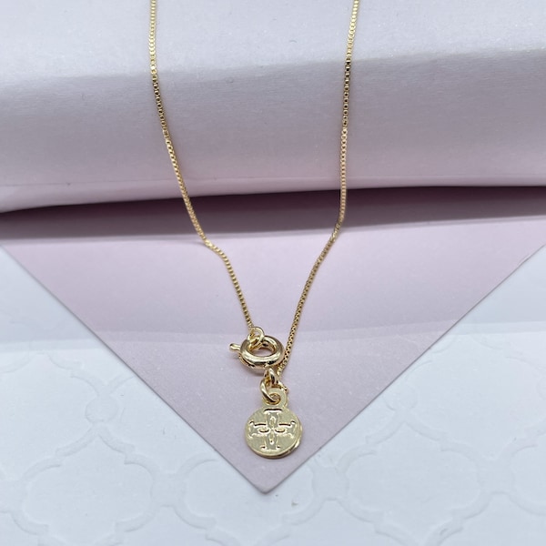 18k Gold Filled Ultra Thin 0.6mm Diamond Cut Box Chain