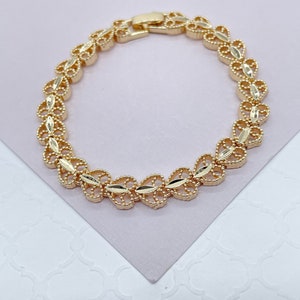 18k Gold Filled anspruchsvolles Bettelarmband