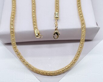 Vintage Disco Multi-strand Gold Mesh Chain Necklace - Etsy display picture 3