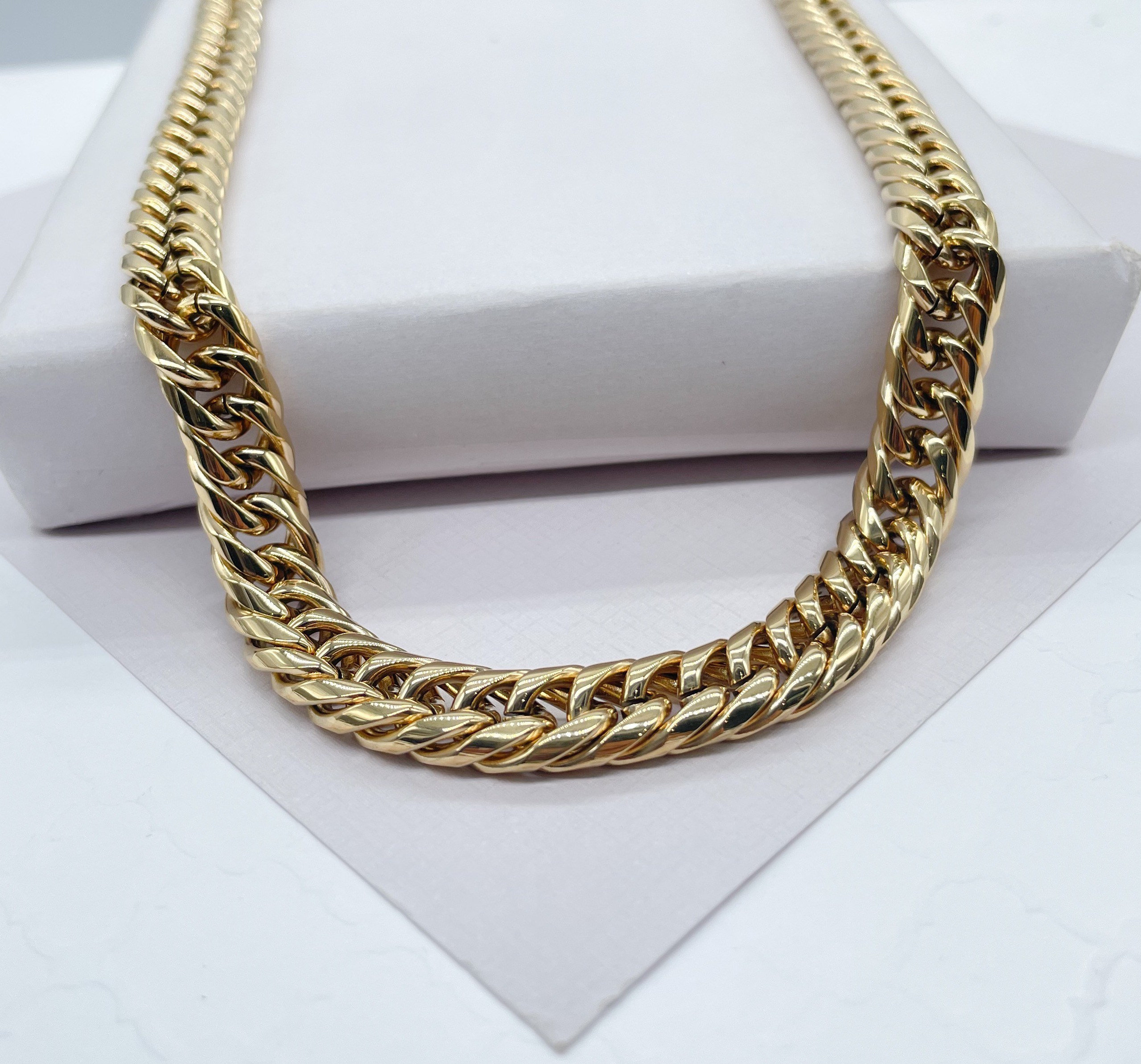 14k Gold Filled 10mm 26 Inch Miami Cuban Link Chain, Cuban 14k Gold Filled 10mm 26 Inch Miami Cuban Link Chain, Cuban