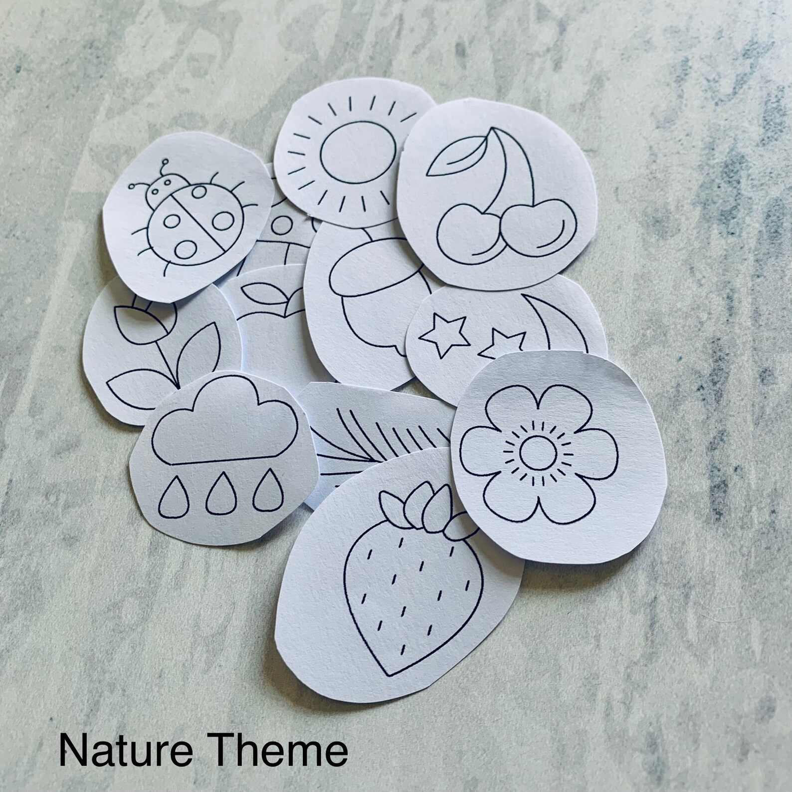 Stick and Sew Patches with Needle and Threads // Embroidery | Etsy