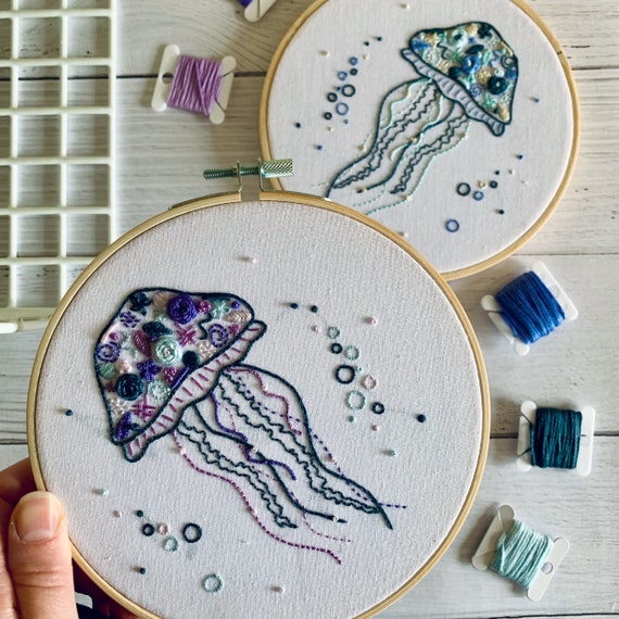 How to make DIY Mini Fall Embroidery Hoops - A Well Purposed Woman