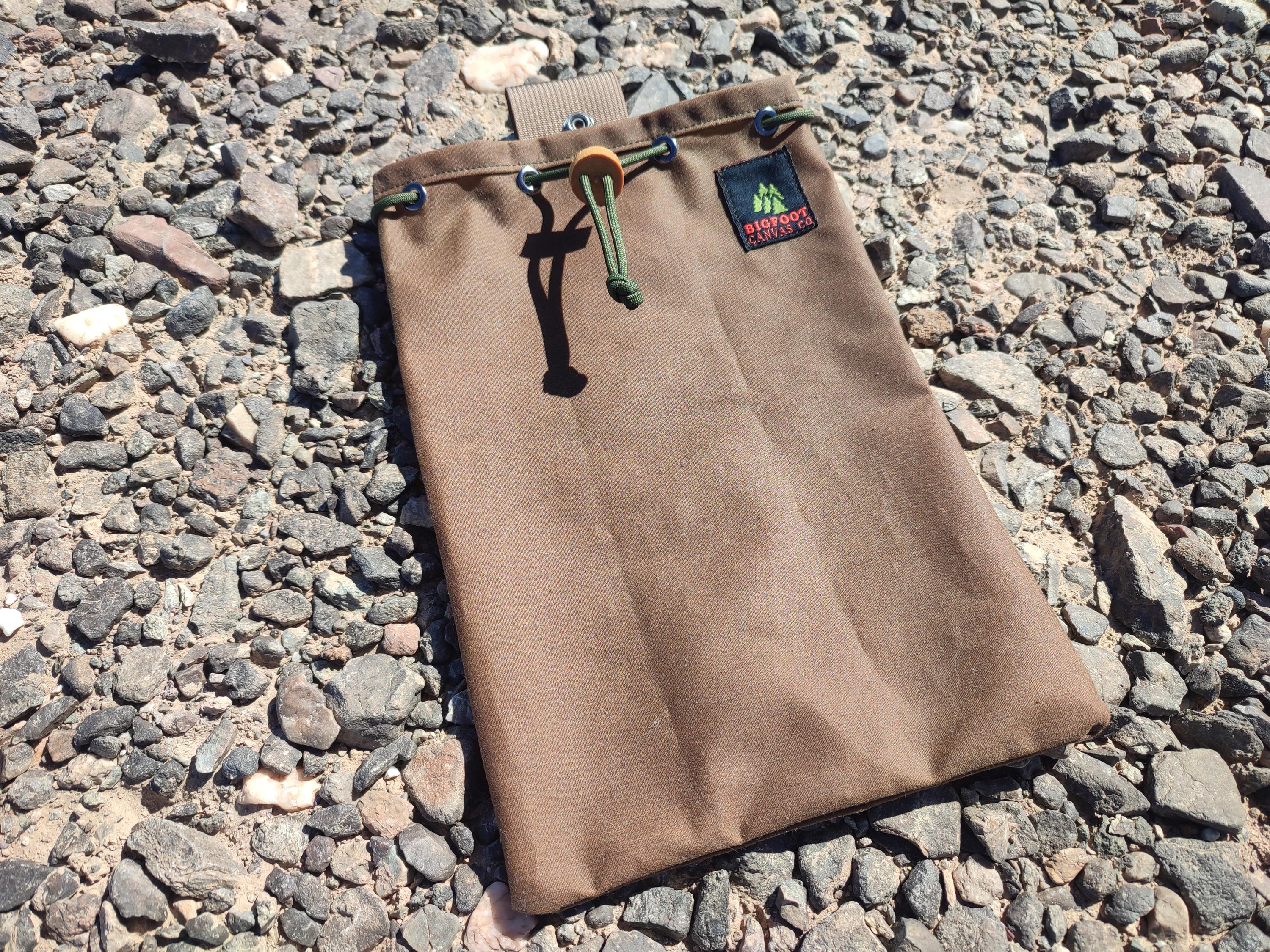 ブッシュクラフト フォレージングポーチ ワックスキャンバス ロール