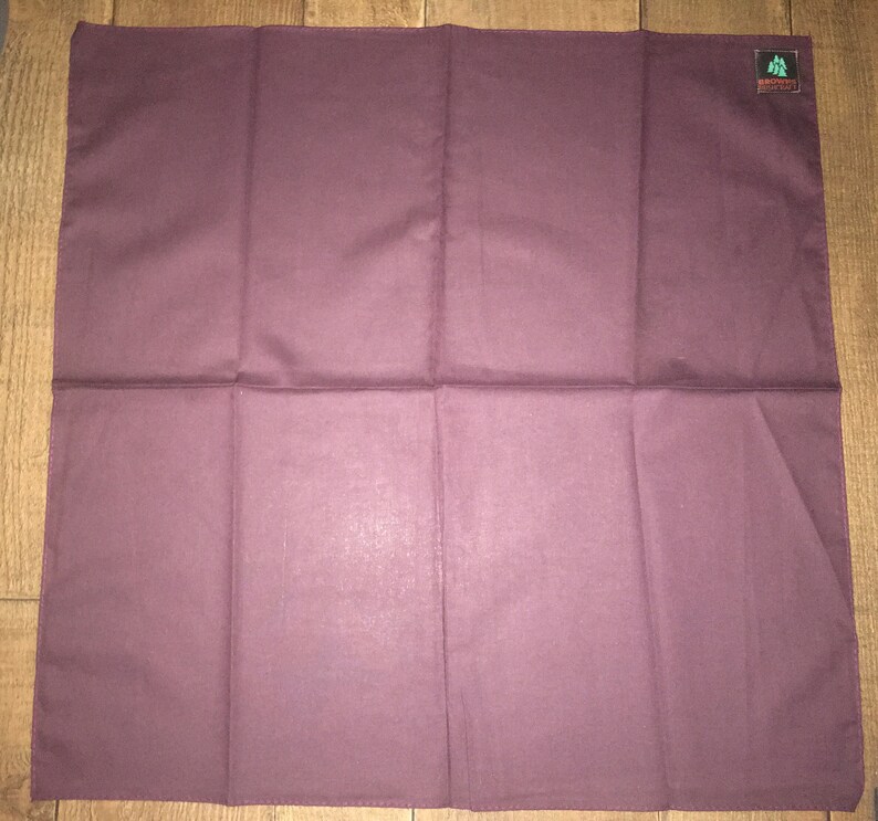 Bandana Bushcraft 100 % coton 22 x 22 po. Bandana bushcraft. image 10