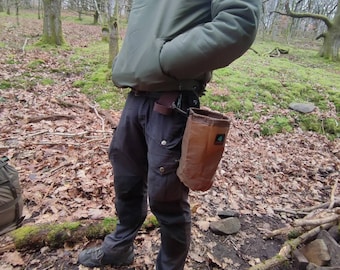 Foraging Belt Pouch Browns Bushcraft adventure belt pouch stuff pouch Foraging Dump pouch