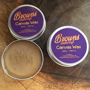 Browns Bushcraft Canvas Wax Product Protection Reproofing Wax