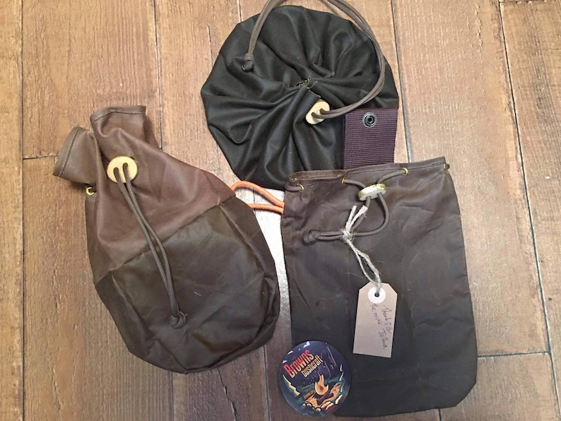 Bushcraft Pouches Waxed Canvas Adventurer Bundle Dump Pouch Etsy UK