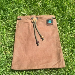 Bushcraft canvas pouch traditional bushcraft gear fire kit/food ditty pouch