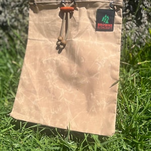 Pochette légère en toile cirée Bushcraft pochette pochette en toile