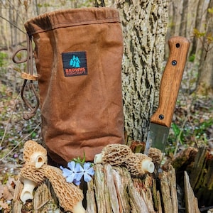 Bigfoot Canvas Co Bushcraft-zakje voor foerageerriem voor paddenstoelen