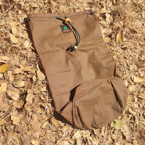 Waxed canvas bushcraft Kelly kettle Ghillie kettle 1.5ltr / 54 fl.oz storage bag pouch Large canvas bag