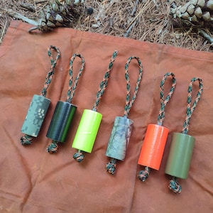 Paracord duct tape belt loop EDC duct tape gaffa tape keychain paracord Emergency duct tape Trail marking tape. image 6