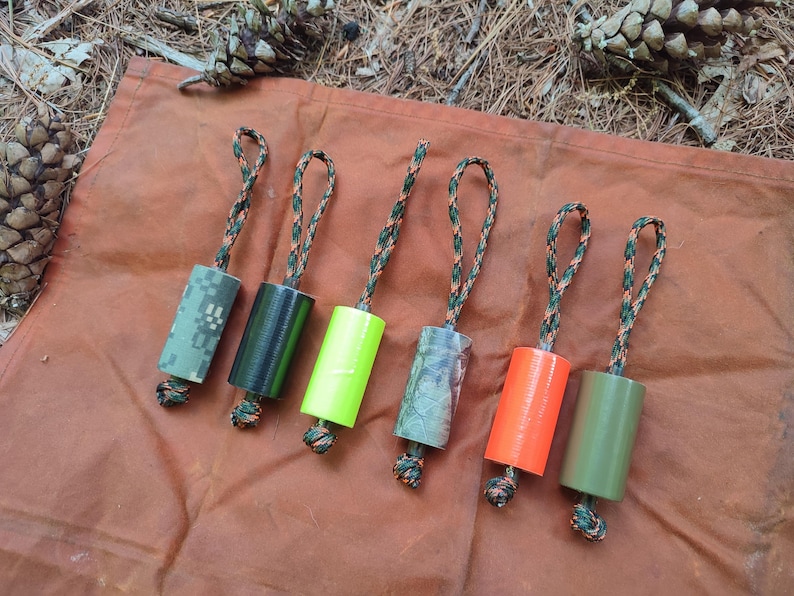 Paracord duct tape belt loop EDC duct tape gaffa tape keychain paracord Emergency duct tape Trail marking tape. image 6