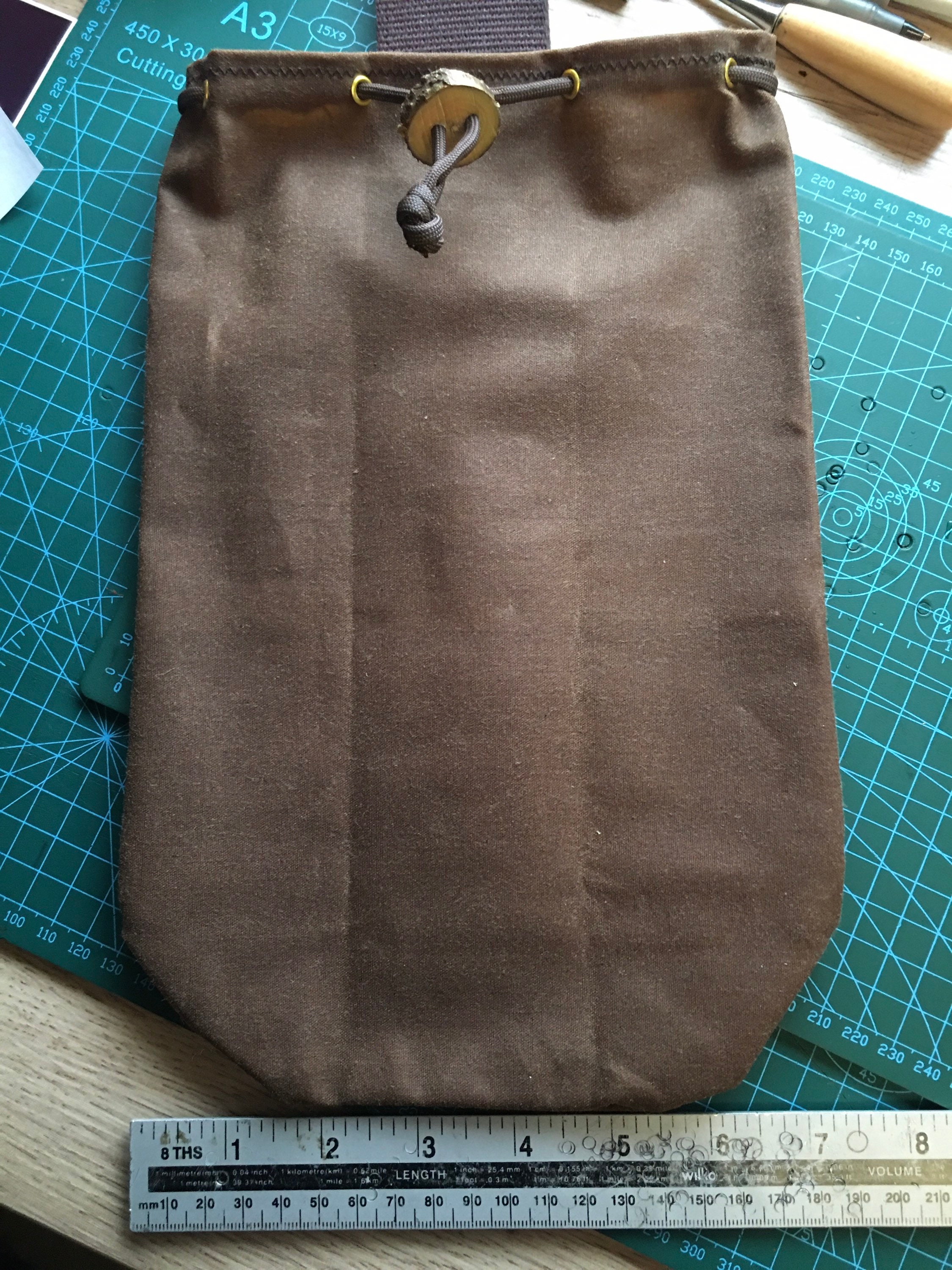 Bushcraft Waxed Canvas Belt Dump Pouch Roll up Dump Pouch Etsy UK