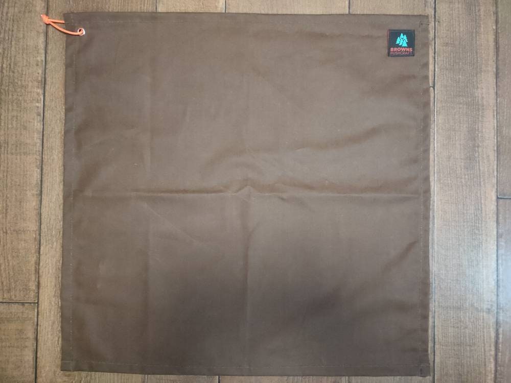 Bushcraft waxed canvas Forest Utility Mat, Canvas sit mat, Picnic bus…