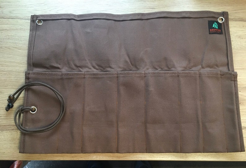 Canvas Heavy Duty Tool Roll Bushcraft Tool Roll. Etsy UK
