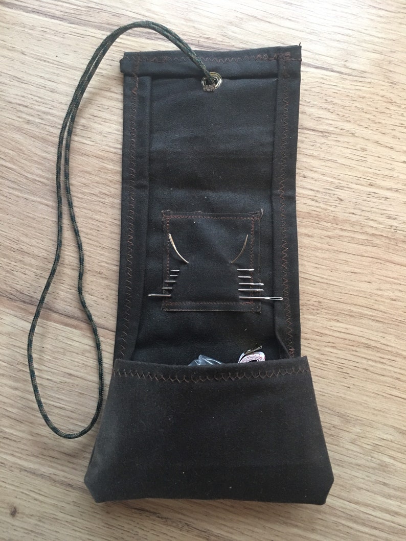 Bushcraft Sewing Kit/maintenance Repair Kit Waxed Canvas Etsy