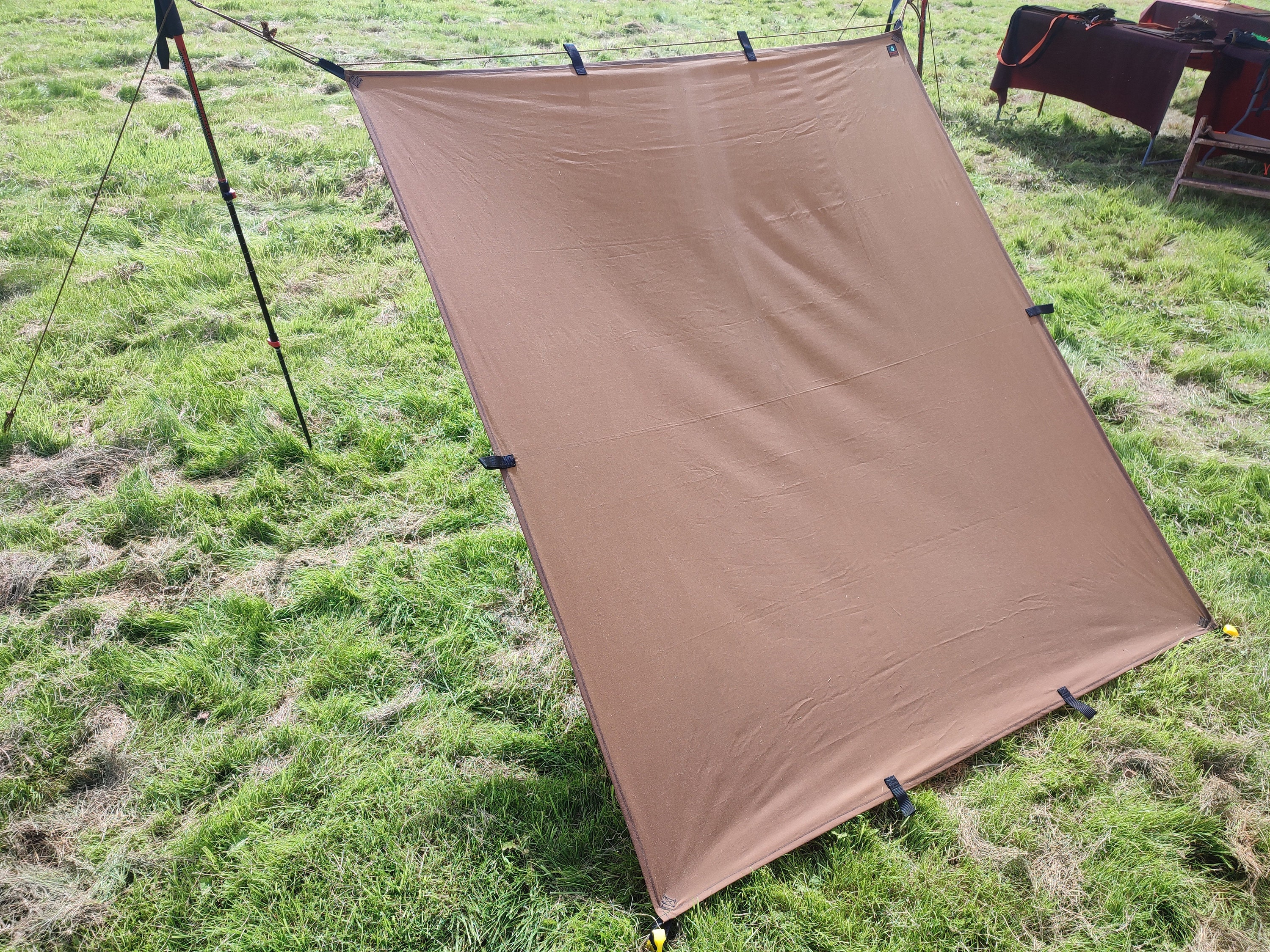 Bigfoot Canvas Co. Bushcraft Mini Tarp Solo Shelter Waxed Cotton Canvas ...