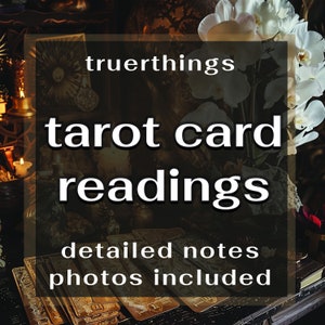 TrueerThings によるタロット カード リーディング - 詳細なメモと写真の証拠 - 当日対応可能 - 経験豊富な霊能者、タロット リーダー - キャリア、愛、お金