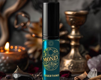 Money Potion- Prosperity Spell Pheromones Perfume Oil to Attract Wealth Manifestation Abundance Get Rich Wicca Cologne Roll-On Alcohol-free