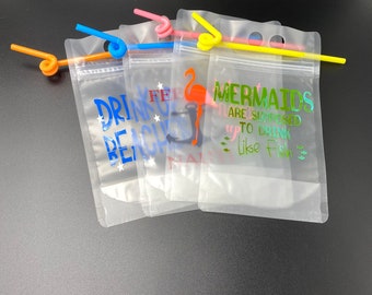 Nautical Juice Pouches(Set of 4)