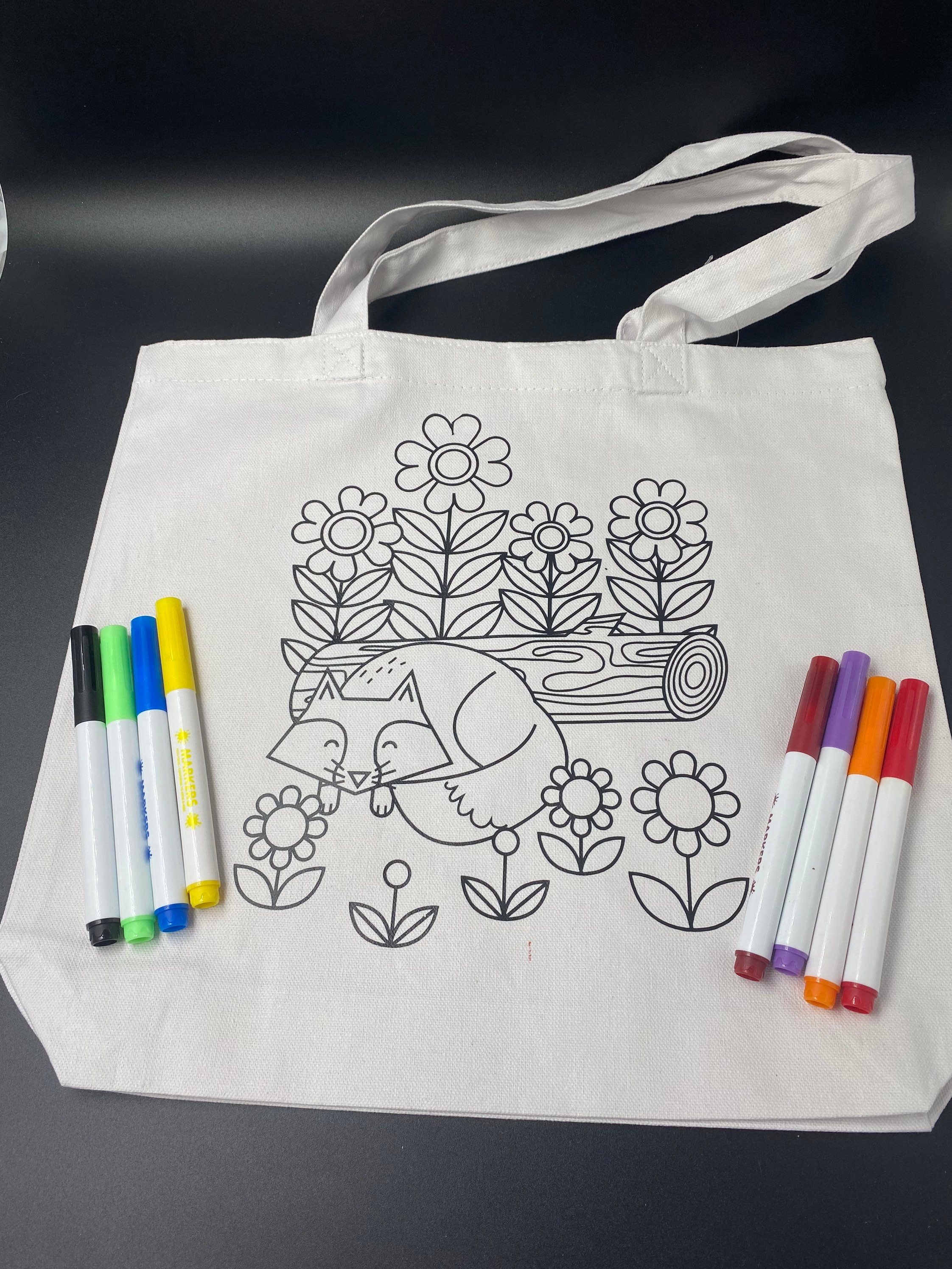 Colorable Tote Bag