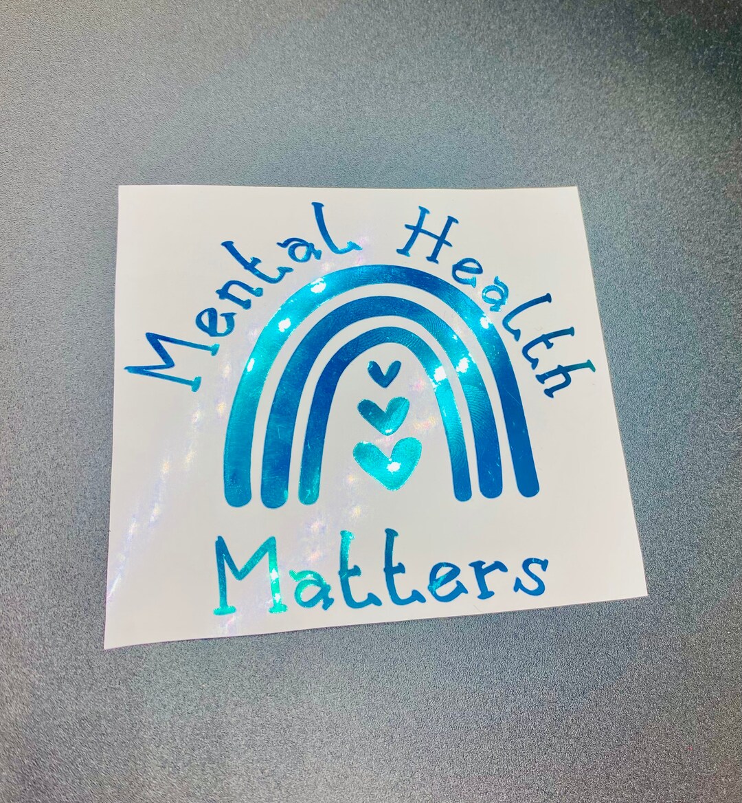 Mental Health Matters Vinyl Decal - Etsy