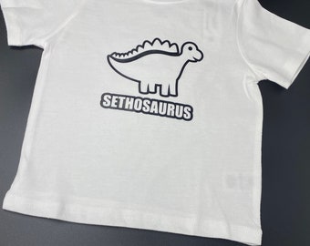 T-shirt personnalisé dinosaure