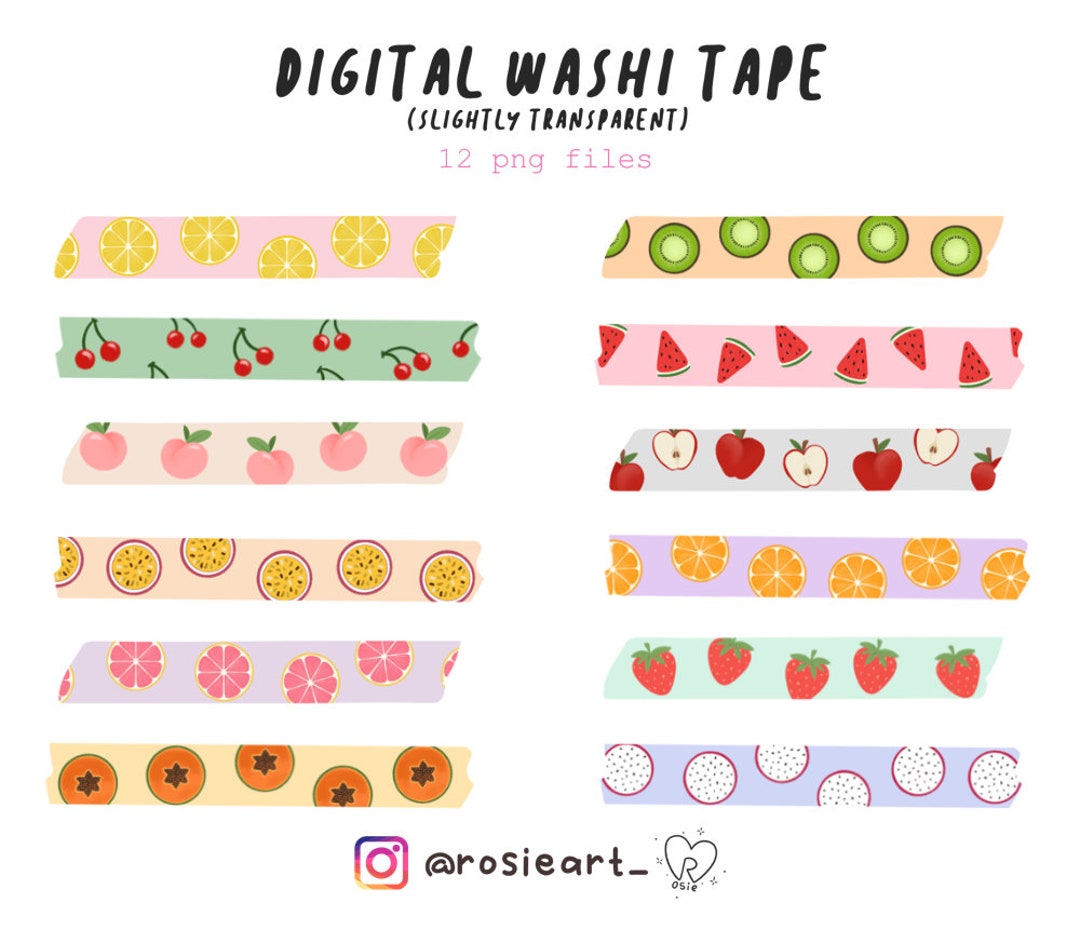 Fruit Roll-Up | Washi Tape Fruit Roll-Up | Washi Tape