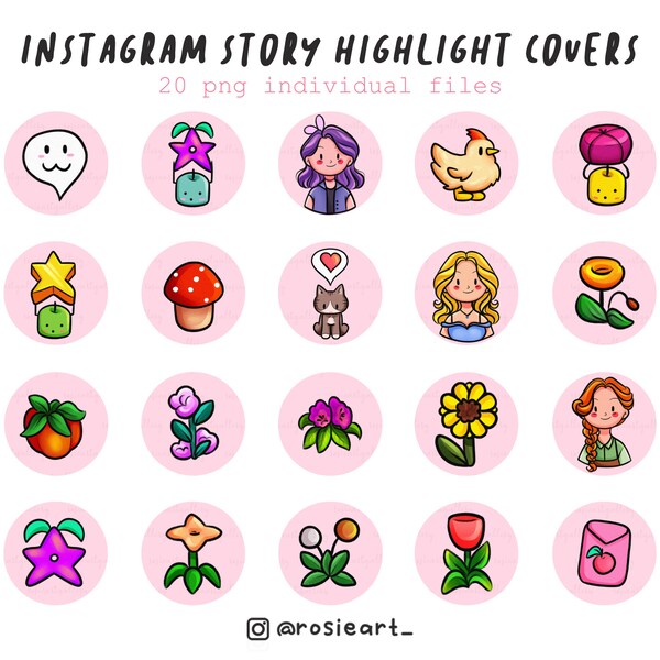 Stardew Valley Icon Set - Etsy