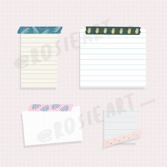 Digital Washi Tape Stickers for GoodNotes & Notability-Yaayplanners