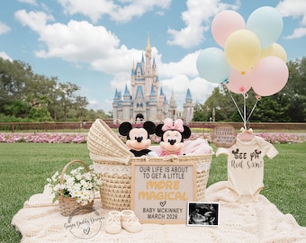 Disney Pregnancy Announcement, Disney Baby One Piece Tee, Disney