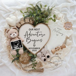 Adventure Pregnancy Announcement: Editable Social Media Template (Digital Download)