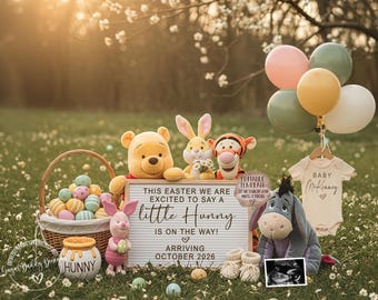 くまのプーさん妊娠発表 | デジタルイースターベビーお披露目 | 小さなハニーちゃんが誕生