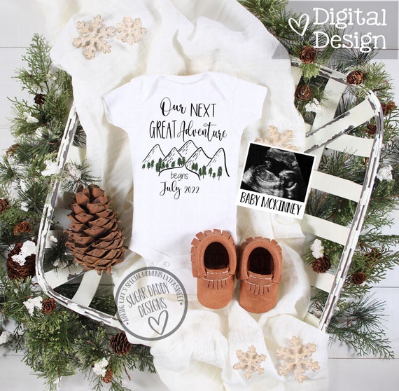 Our Next Great Adventure Pregnancy Announcement for Social Media