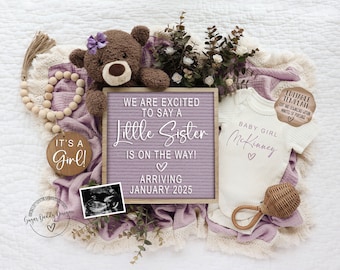 Panneau Annonce Naissance « Hello World » – Plaque Bois Et Acrylique Avec Papillon – Personnalisable Bébé