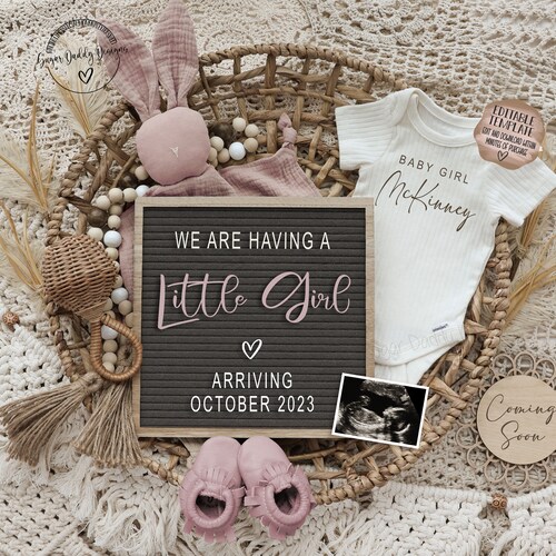 Boho It's A Boy Wooden Sign - Gender Reveal Wooden Sign, Acrylic