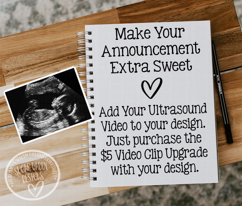Last One Pregnancy Announcement Digital Baby Announcement Etsy