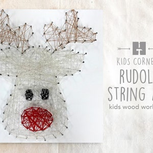 Rudolf string art kit - Christmas gift