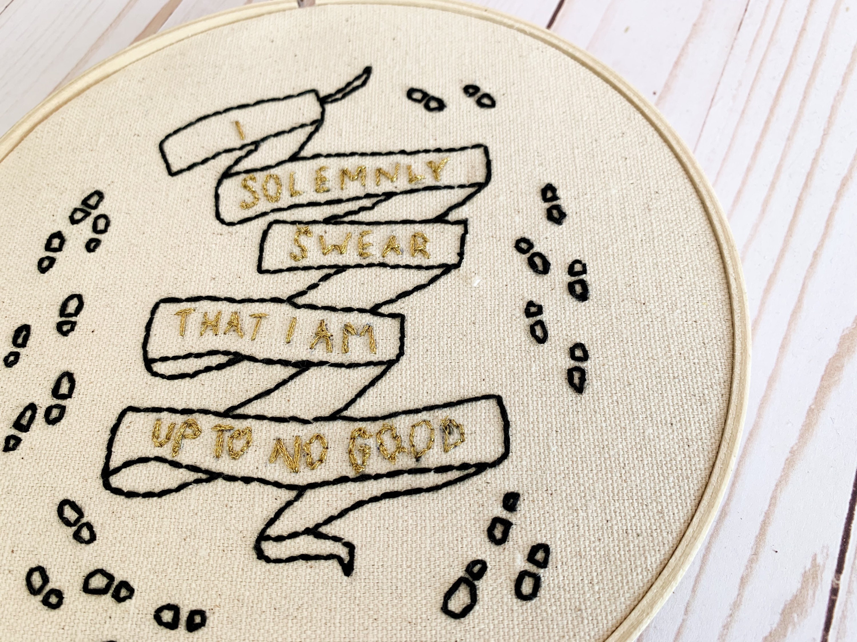 Embroidery Kit Harry Potter Digital Pattern Etsy