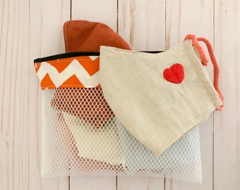 Mesh Bag - Wash bag for Masks