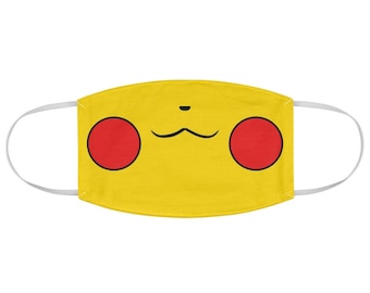 Pikachu Face Mask Etsy Pikachu Face Mask Etsy
