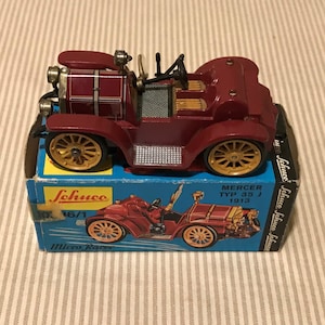 Vintage Schuco Mercer TYP 35 J Micro Racer Old Timer 1036/1 Made in Western Germany, Key Included