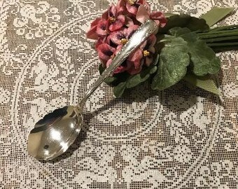 Gorham Sterling Silver Sugar Spoon in the Pattern Camellia