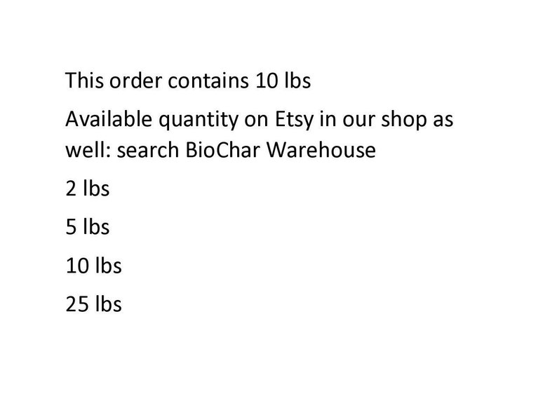 For Fruits BioChar 10lb Organic Soil Amendment and Fertilizer Vegetables /& Herbs and All Gardens!