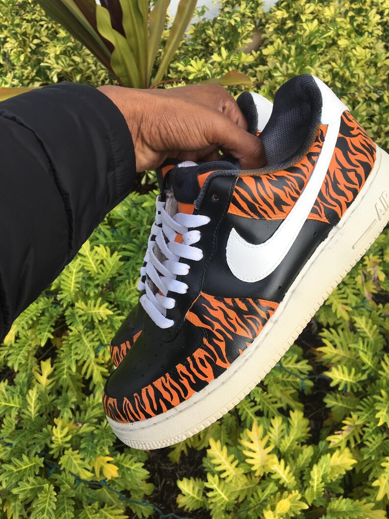 Custom Tiger Stripe Air Force 1 | Etsy