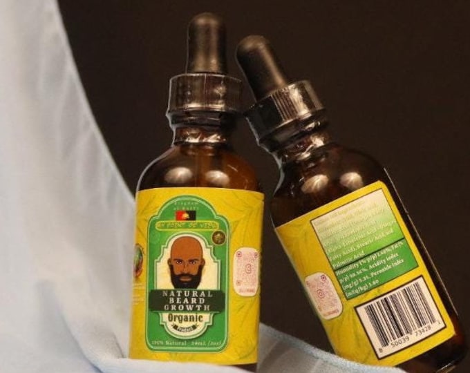 Natural Beard Growth Oil (2oz)