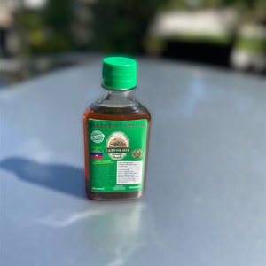 100% Pure Haitian Castor Oil. Roasted for Full Potency 6 Fluid ounces