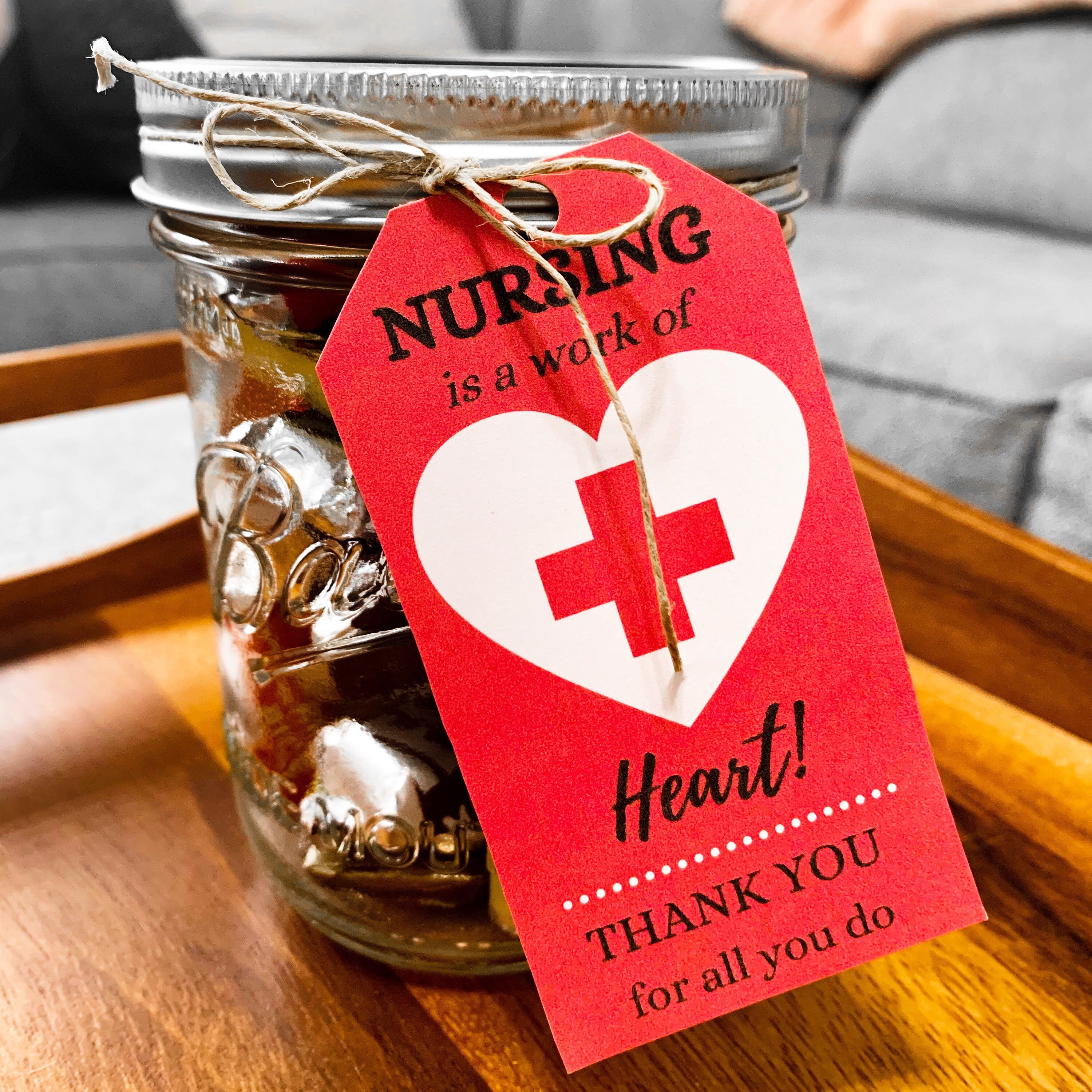 Nurse Appreciation Gift Tag Hospital Home Health Hospice Etsy
