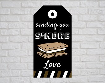 Sending You S'More Love - Printable Gift Tag |